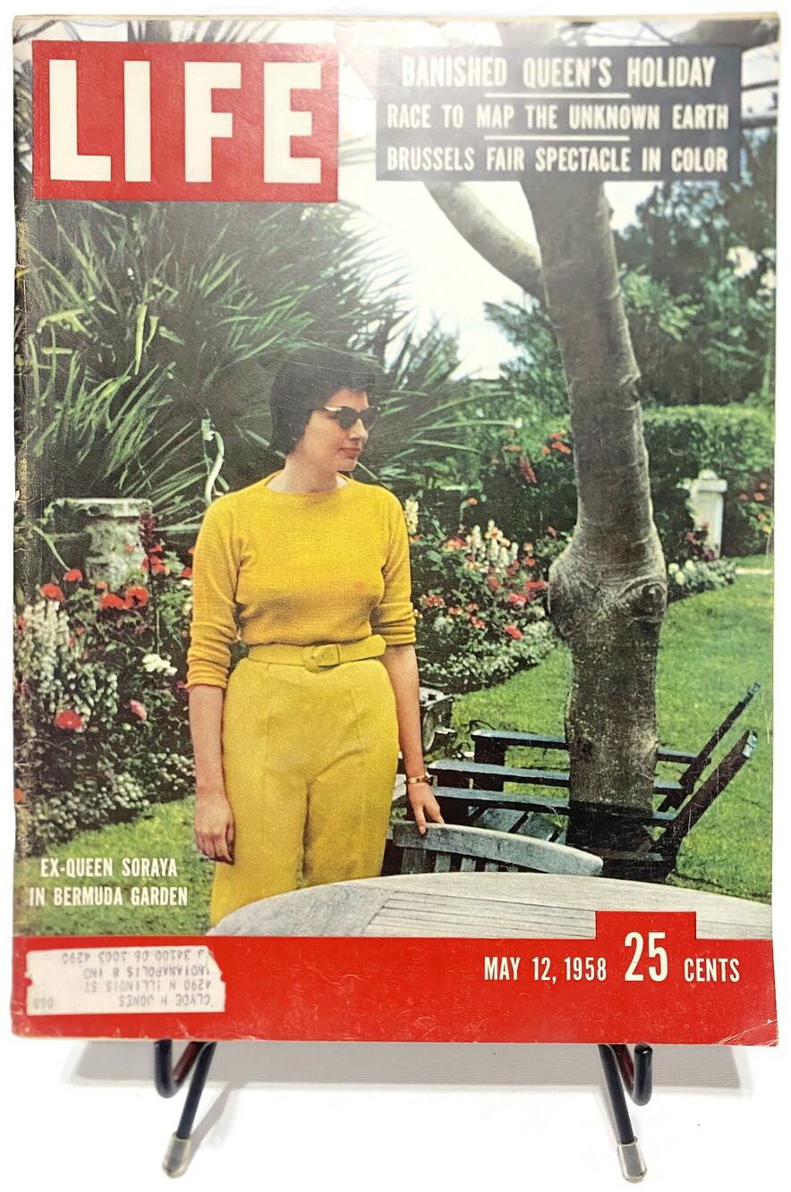 LIFE Magazine May 12 1958 Ex-Queen Soraya Iran Bermuda Cover Brussels Fair